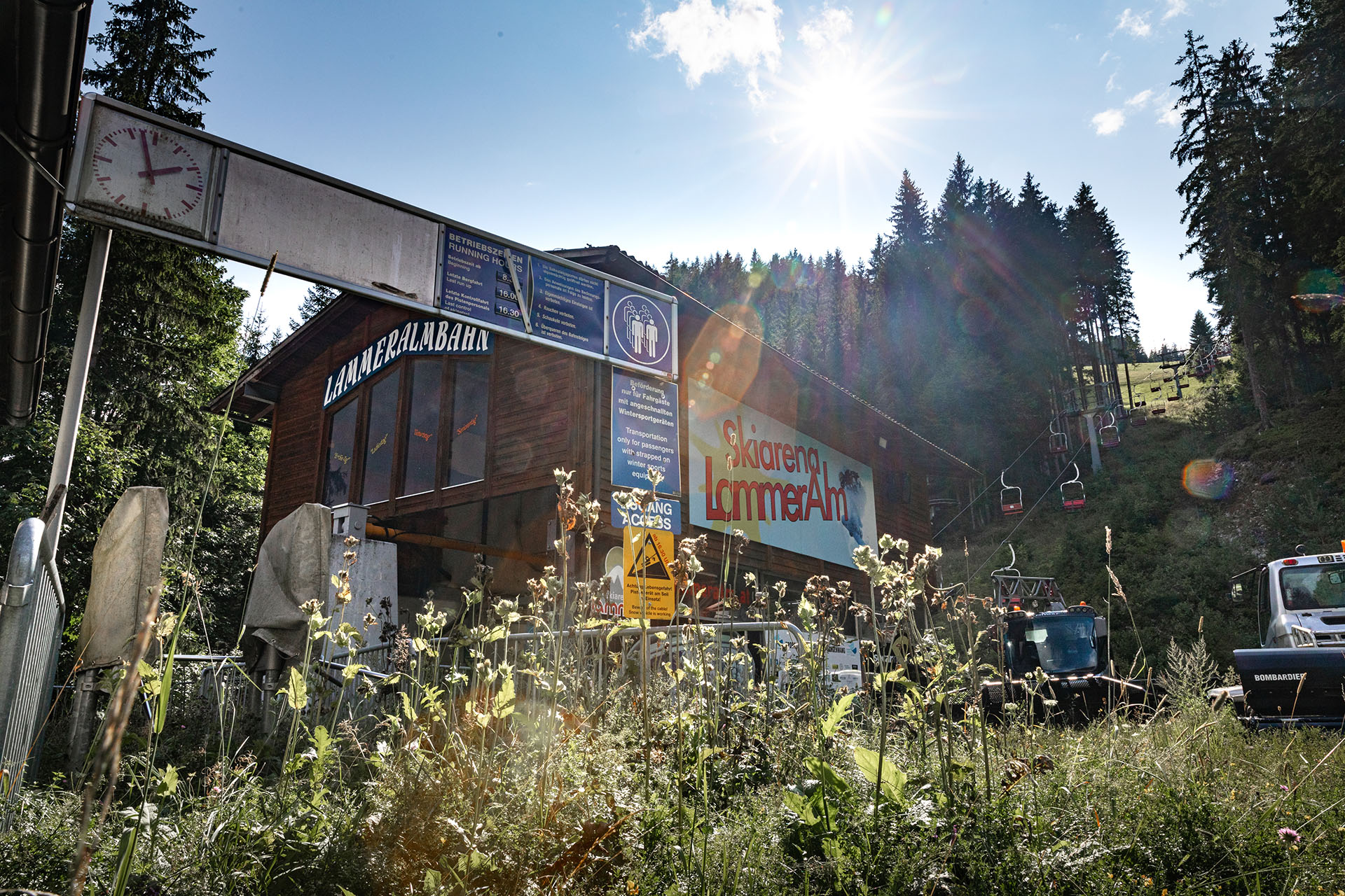 Geschlossenes Skigebiet Lammeralm in der Steiermark