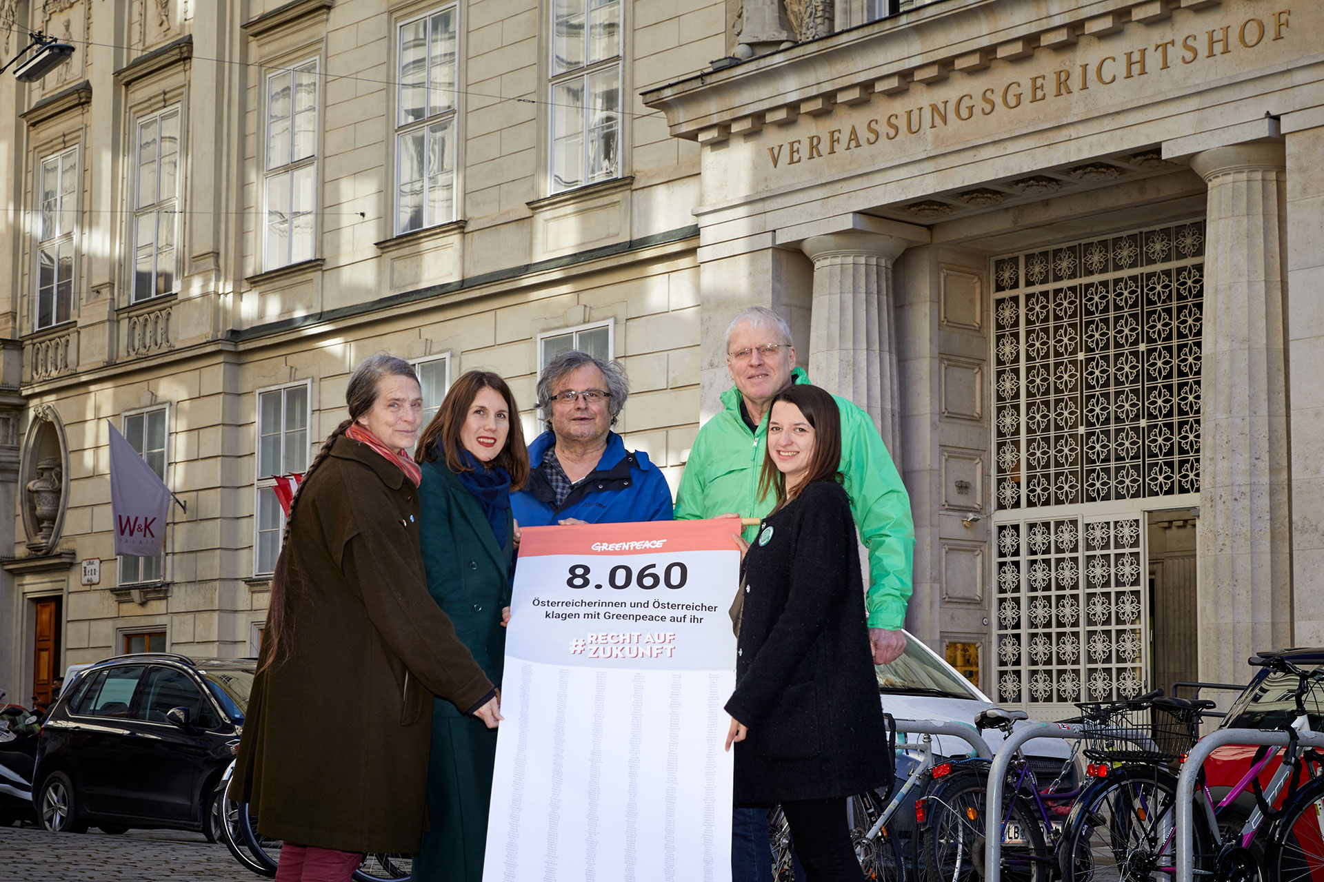 Klimaklage wird vor dem Verfassungsgerichtshof behandelt